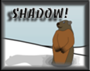 Ground Hog with Shadow