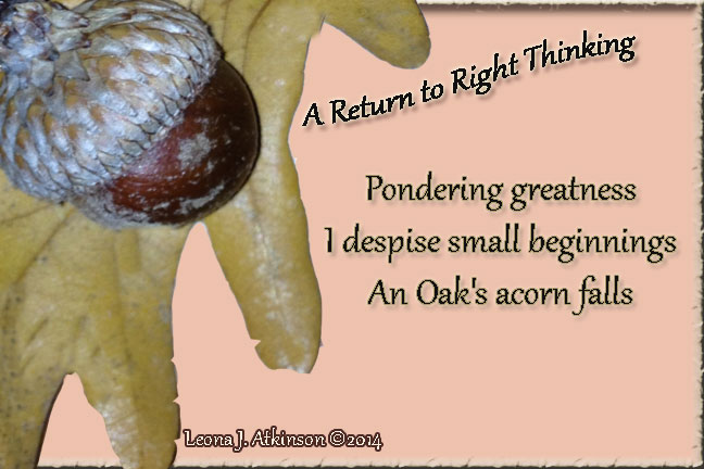 return to right thinking