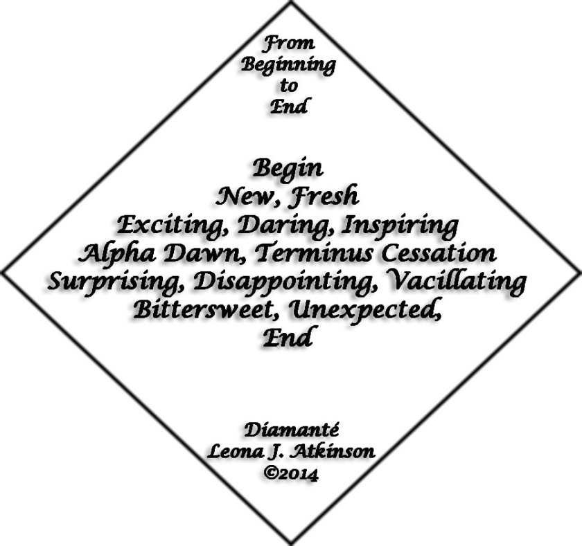 Beginning-End  Diamante poem