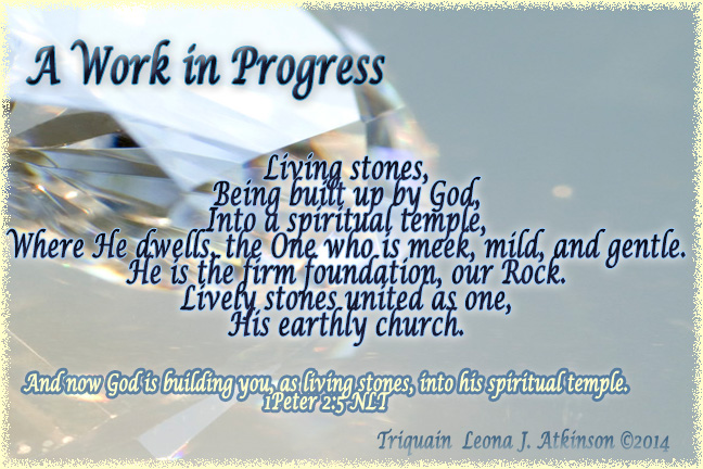 Living Stones-Triquain-based on 1Peter2:5