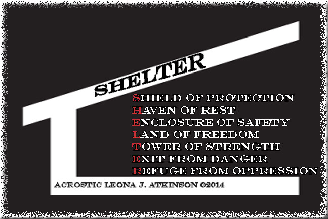 SHELTER Acrostic
