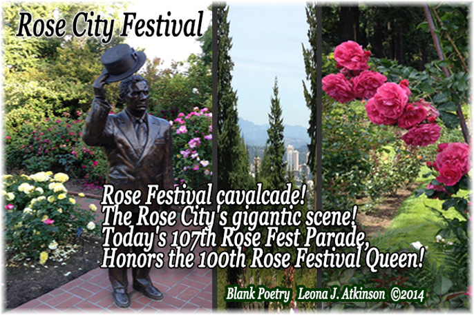 Rose Festival 2014-Portland, OR.--Blank Poem