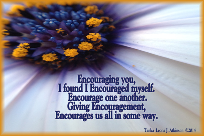 Tanka poem about encouragement