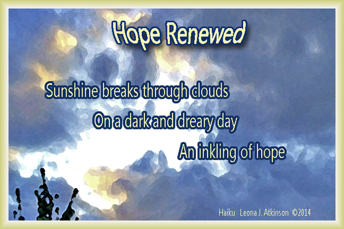 Hope Renewed-Haiku about hope