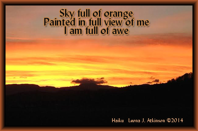 Sunset--Haiku poetry