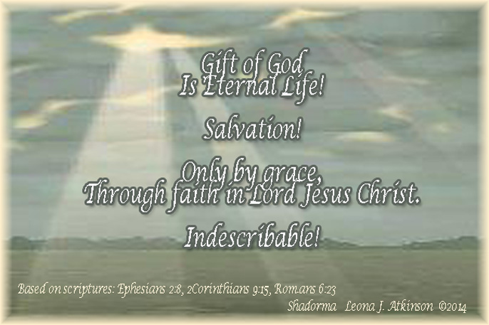 God's Gift Shadorma poem based on scriptures 