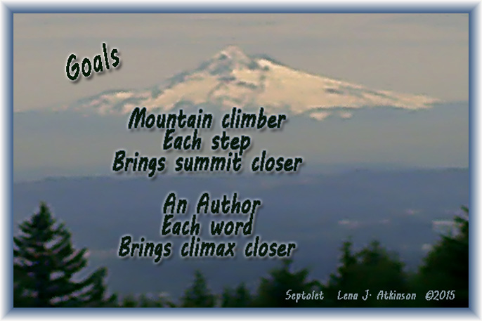 Septolet poem about goals