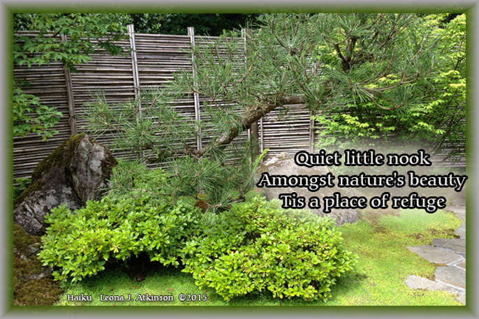 Haiku about a place of refuge