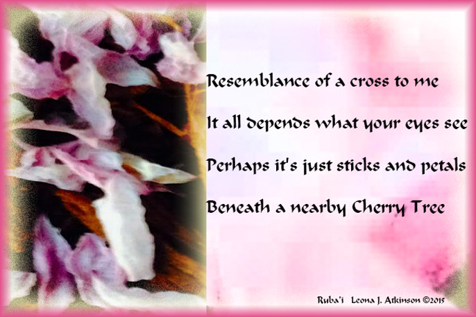 Cherry Tree Petals--Ruba'i poem