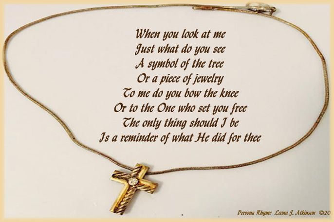 Persona Rhyme about the cross