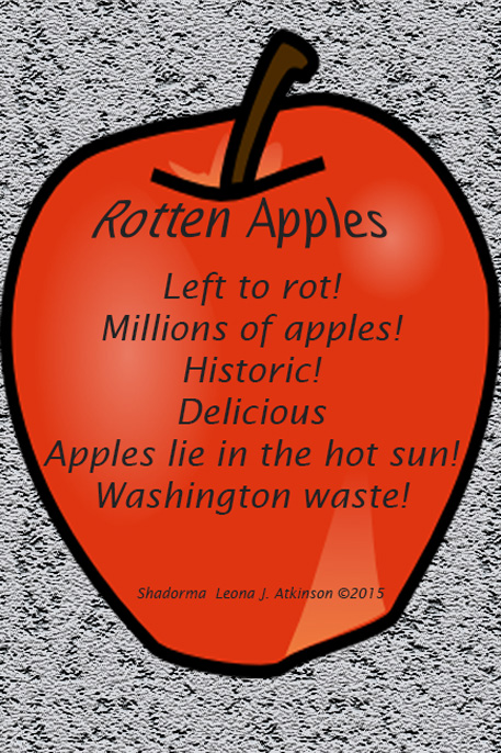 Shadorma poem about Washington State's apple loss that was in the news as an historic event