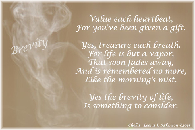 Brevity of Life--Choka poem