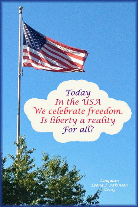 American Flag--Cinquain poem