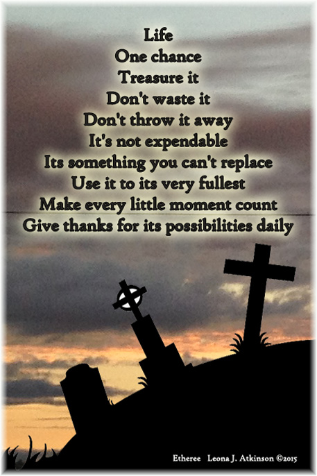 Etheree poem about life