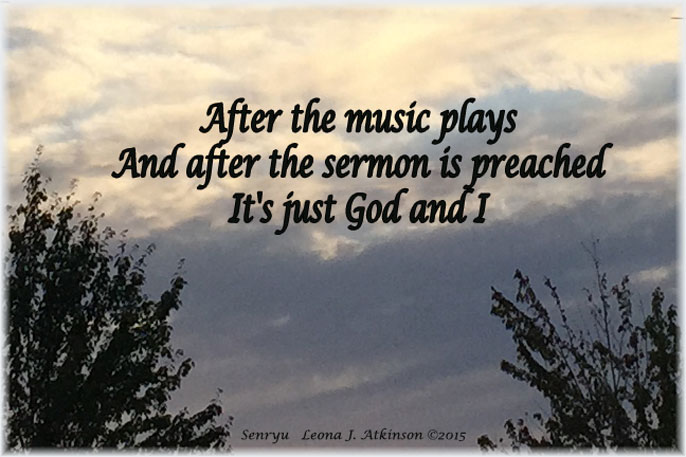 Afterthought--Senryu poem