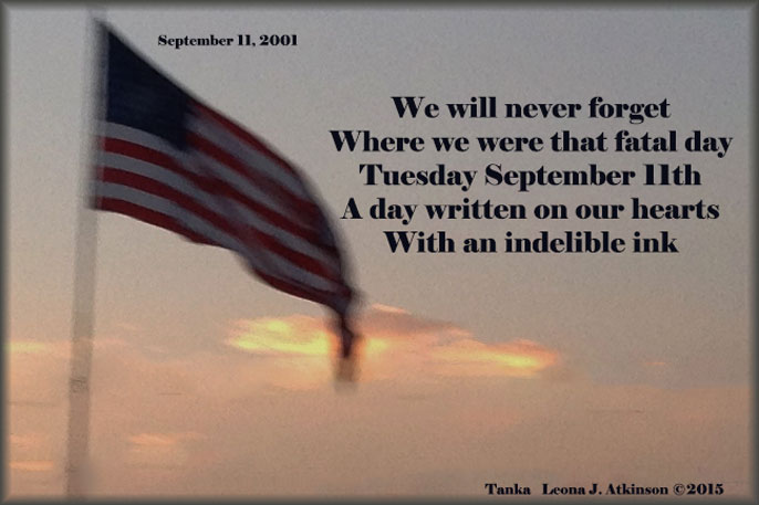 Unforgettable--Tanka poem about Sept.11th 2001