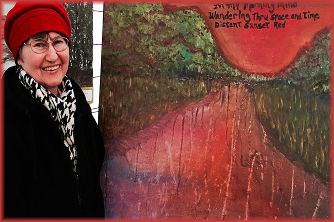 Dreams--Oil Painting--Sunset--Haiku