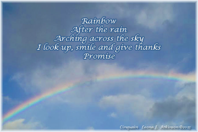 rainbow, promise, Cinquain poem