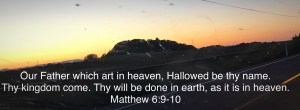 Lord's Prayer Matthew 6:9-10