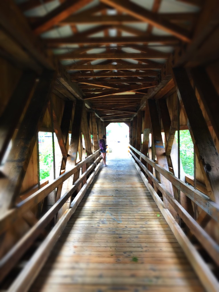 Inside a Covered Bridge