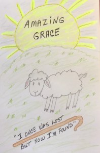 Amazing Grace Original Drawing