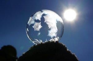 World, sun, ice