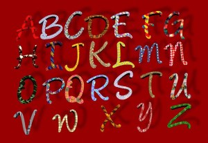 English Letters of the Alphabet