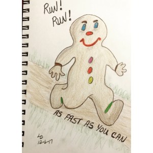Gingerbread Man drawing 
