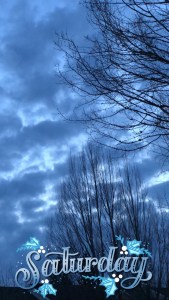 Sky, evening, end of day