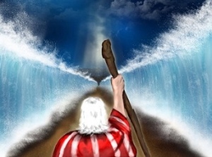 Moses and Red Sea 