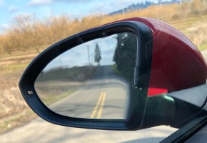 View in my rear view mirror