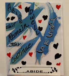 “Abide” Art Card created by @LeonasDesigns
