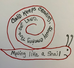 Snail shape poem 